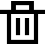 Delete 1487 SVG Icon